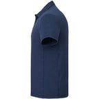 UNTUCKit Performance Knit Polo for Men Embroidery - Navy - Left Side
