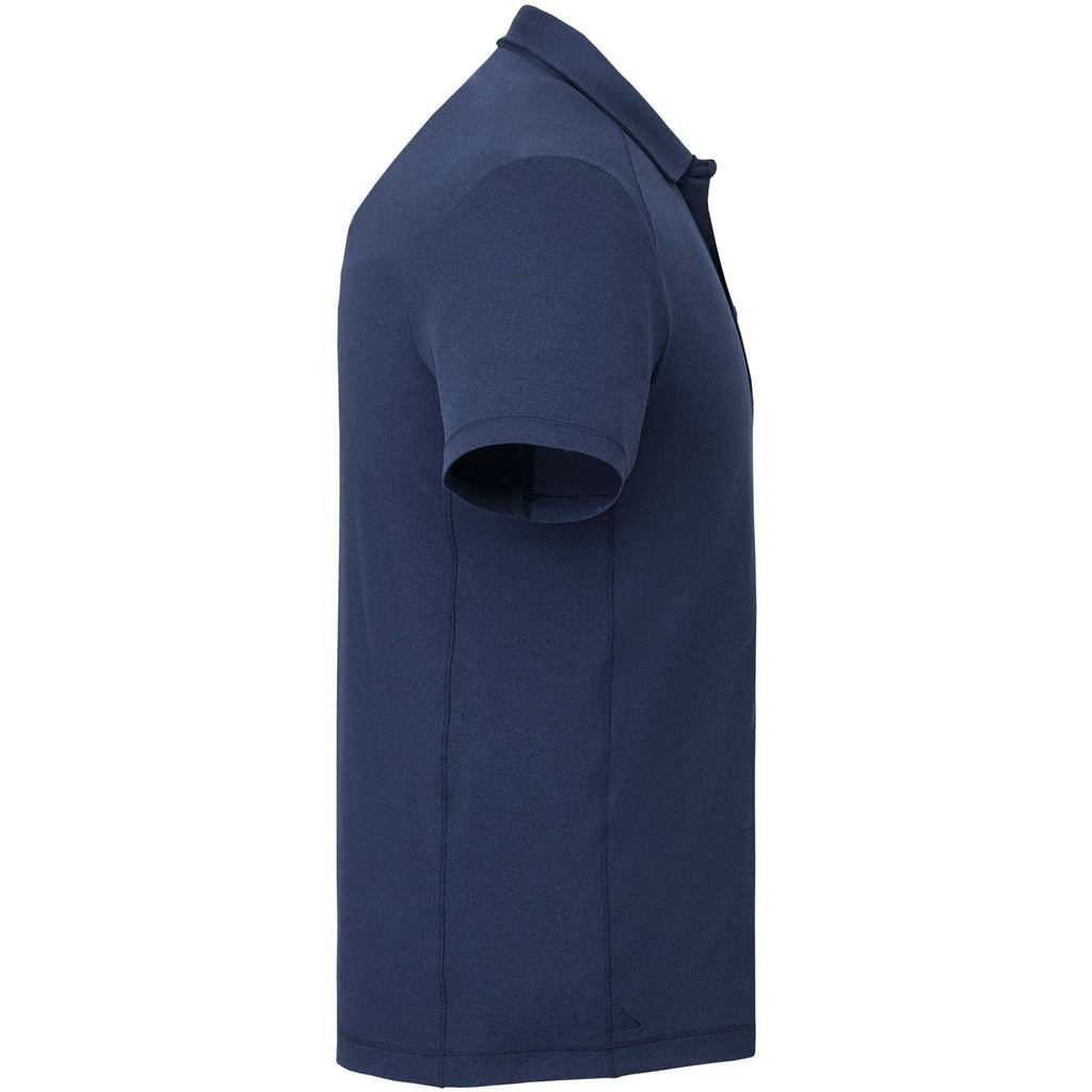 UNTUCKit Performance Knit Polo for Men Embroidery - Navy - Right Side