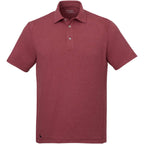 UNTUCKit Performance Knit Polo for Men Embroidery - Red - Front