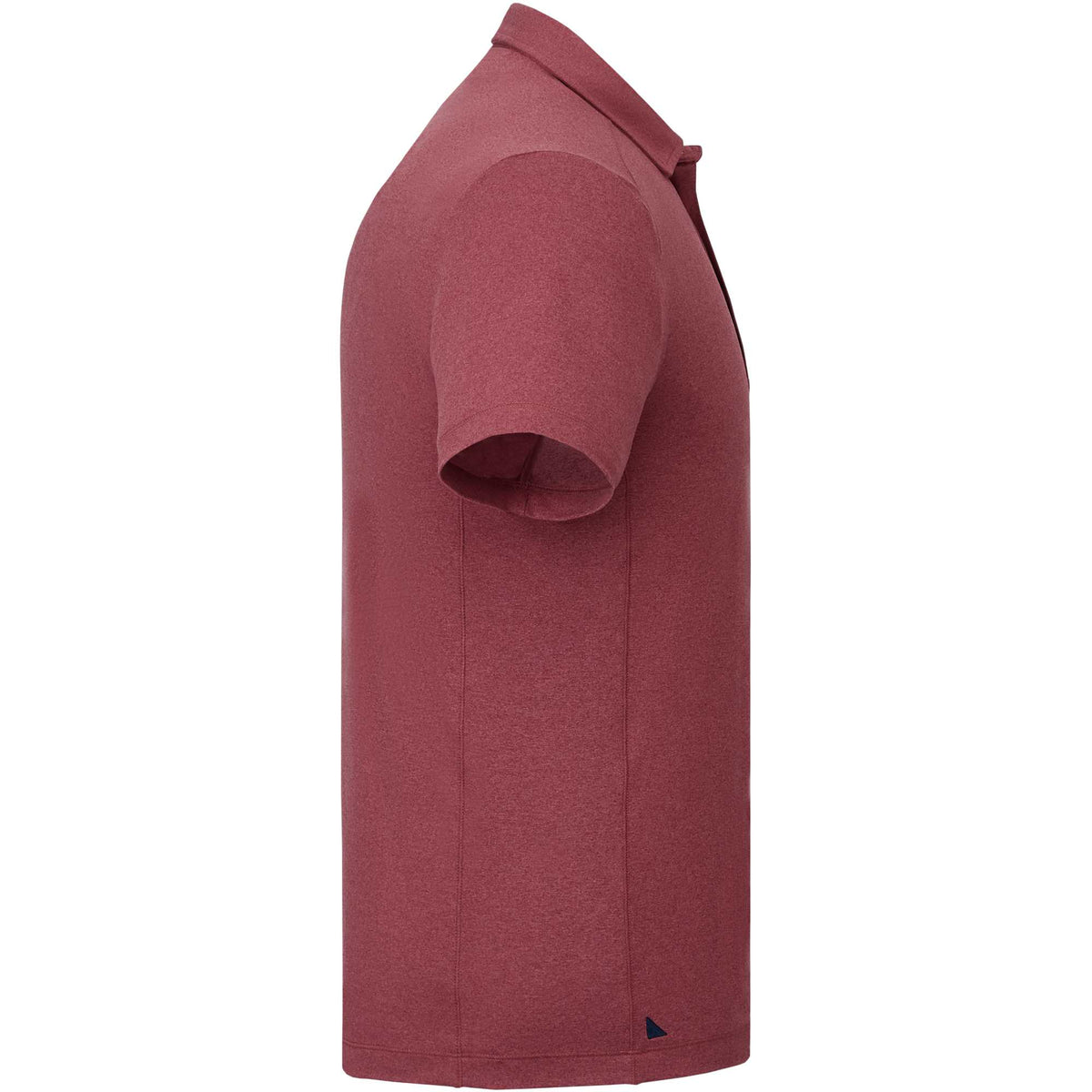 UNTUCKit Performance Knit Polo for Men Embroidery - Red - Right Side