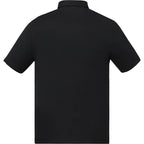 UNTUCKit Performance Knit Polo for Men Transfer - Black - Back