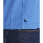 UNTUCKit Performance Knit Polo for Men Transfer - China Blue - Front On Model 3
