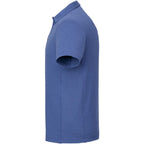 UNTUCKit Performance Knit Polo for Men Transfer - China Blue - Left Side