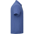UNTUCKit Performance Knit Polo for Men Transfer - China Blue - Right Side