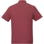 UNTUCKit Performance Knit Polo for Men Transfer - Red - Back
