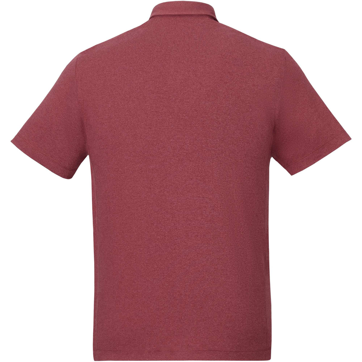 UNTUCKit Performance Knit Polo for Men Transfer - Red - Back