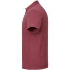 UNTUCKit Performance Knit Polo for Men Transfer - Red - Left Side