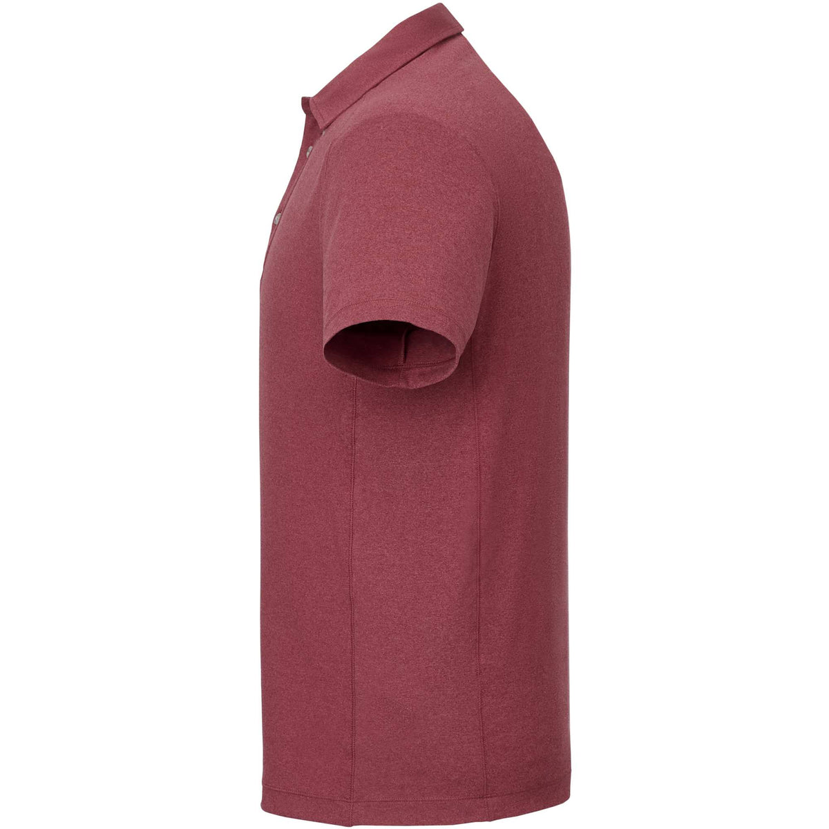 UNTUCKit Performance Knit Polo for Men Transfer - Red - Left Side