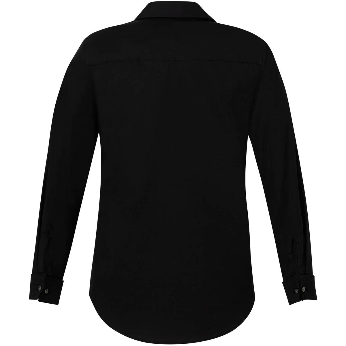 UNTUCKit Tracey Shirt with French Cuffs for Women Embroidery - Black - Back
