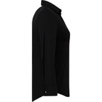UNTUCKit Tracey Shirt with French Cuffs for Women Embroidery - Black - Right Side