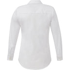 UNTUCKit Tracey Shirt with French Cuffs for Women Embroidery - White - Back