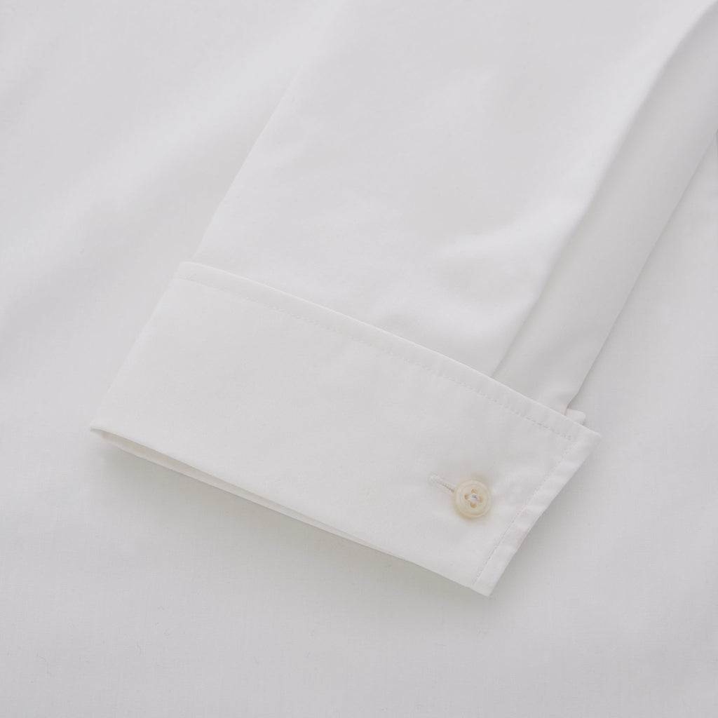 UNTUCKit Tracey Shirt with French Cuffs for Women Embroidery - White - Detail Cuff