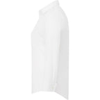UNTUCKit Tracey Shirt with French Cuffs for Women Embroidery - White - Left Side