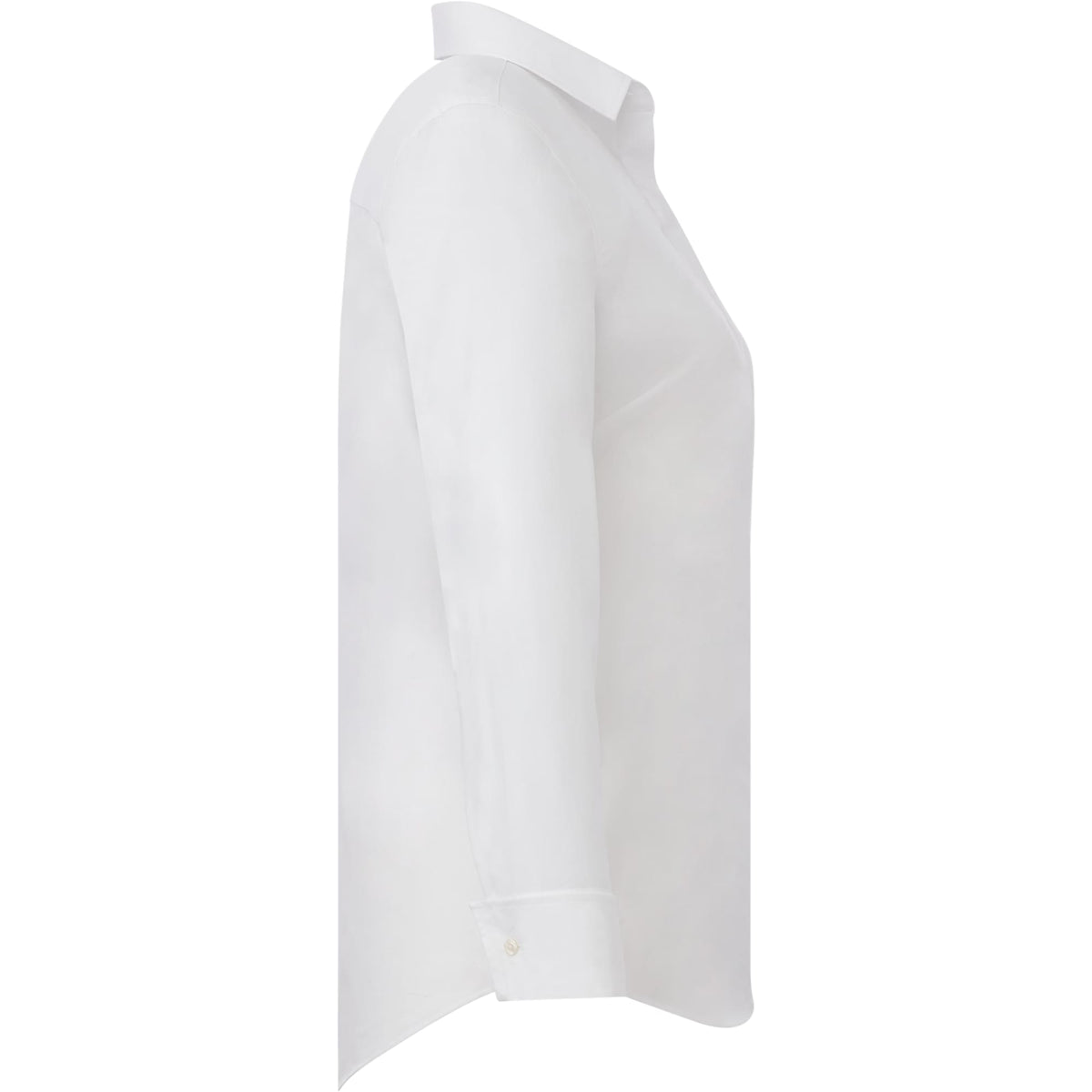 UNTUCKit Tracey Shirt with French Cuffs for Women Embroidery - White - Right Side