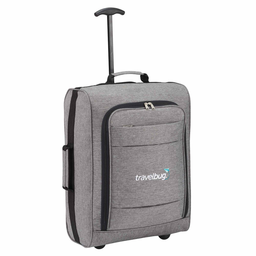 Upright Luggage in 600D Polyester, 20 Inch Transfer - Graphite - Right Angle 2