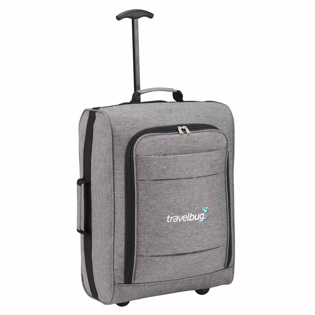 Upright Luggage in 600D Polyester, 20 Inch Transfer - Graphite - Right Angle 2