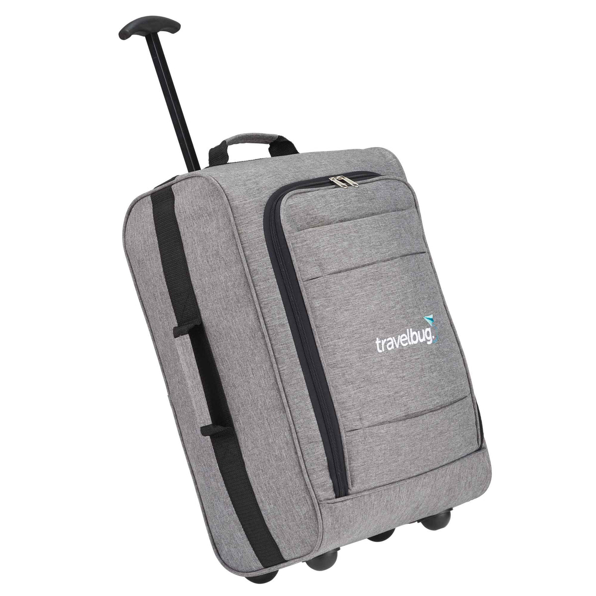 Upright Luggage in 600D Polyester, 20 Inch Transfer - Graphite - Right Angle