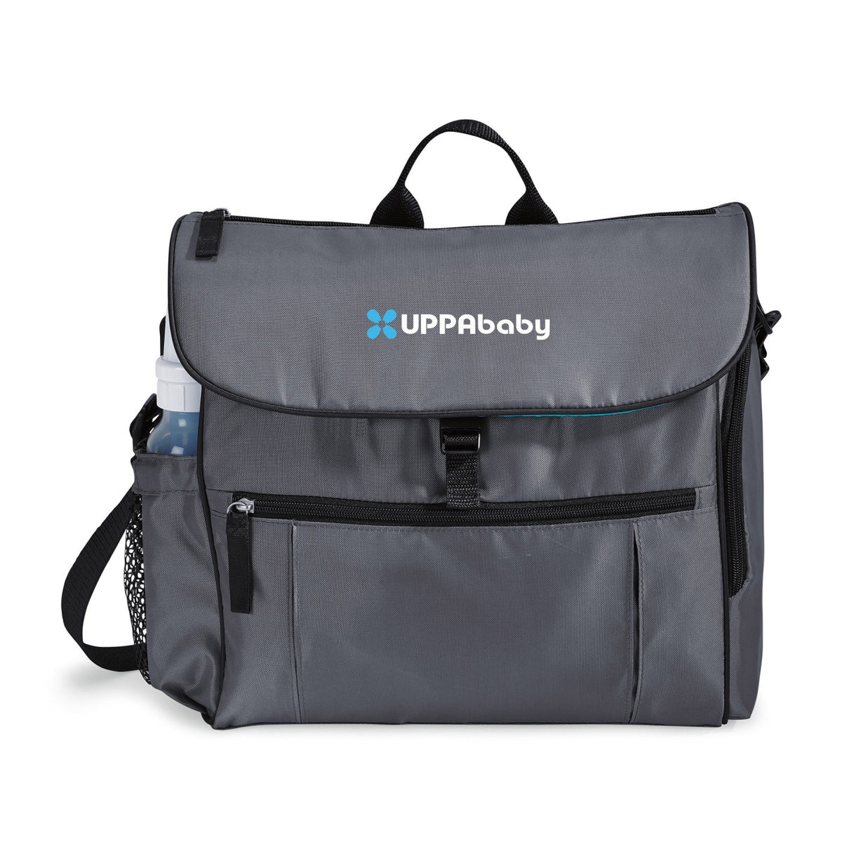 Uptown Convertible Diaper Bag with Stroller Straps Transfer - Grey - View 1