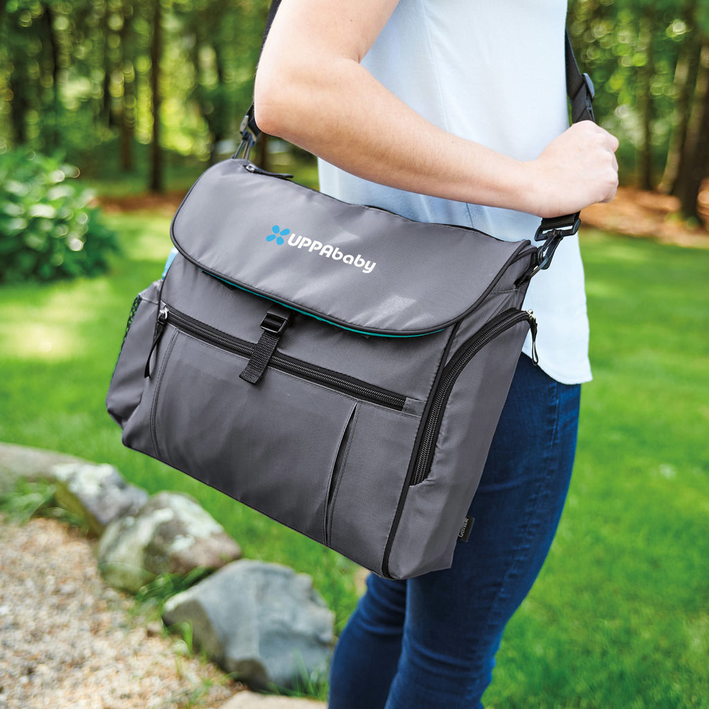 Uptown Convertible Diaper Bag with Stroller Straps Transfer - Grey - View 8