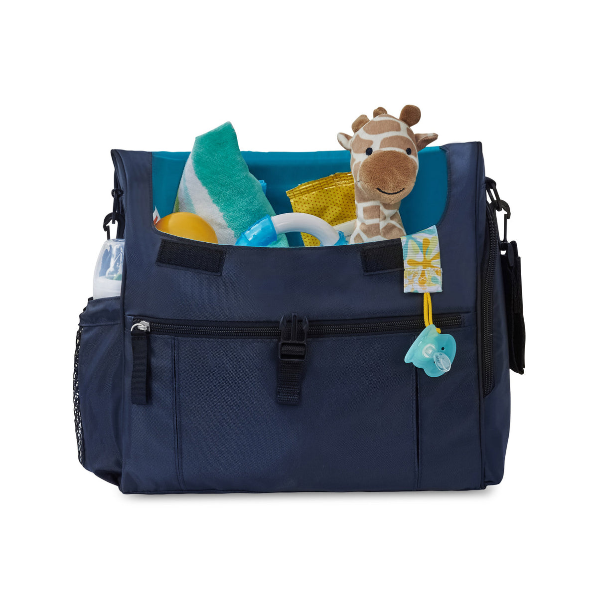 Uptown Convertible Diaper Bag with Stroller Straps Transfer - Navy Blue - View 3