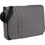 Urban Laptop Messenger with Vertical Front Zip, 15 Inches Full Color - Graphite - Photo 2