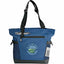 Urban Passage Business Travel Tote with Zip Top - Blue - Front