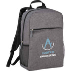 Urban Polycanvas Laptop Backpack, 15 Inch Embroidery - Graphite - Photo 2