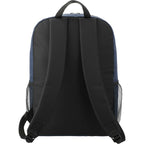 Urban Polycanvas Laptop Backpack, 15 Inch Full Color - Navy - Back