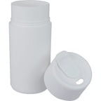 Urban Recycled Plastic Tumbler with Twist Lid, 16 oz - White - Lid Flat