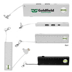 USB and Type-C Hub with Level and Ruler - Black