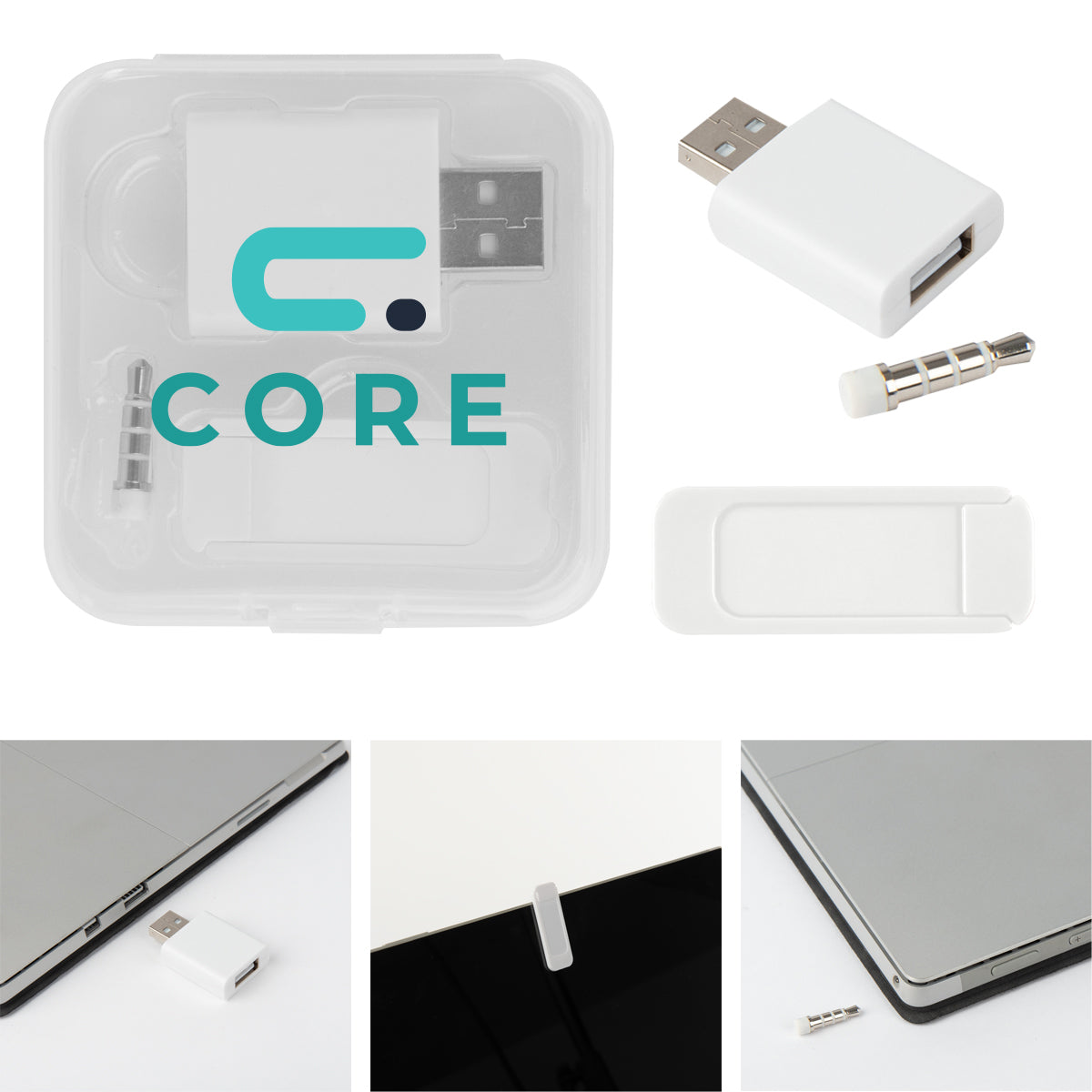 USB Data Blocker Kit Full Color - Clear - Full Color