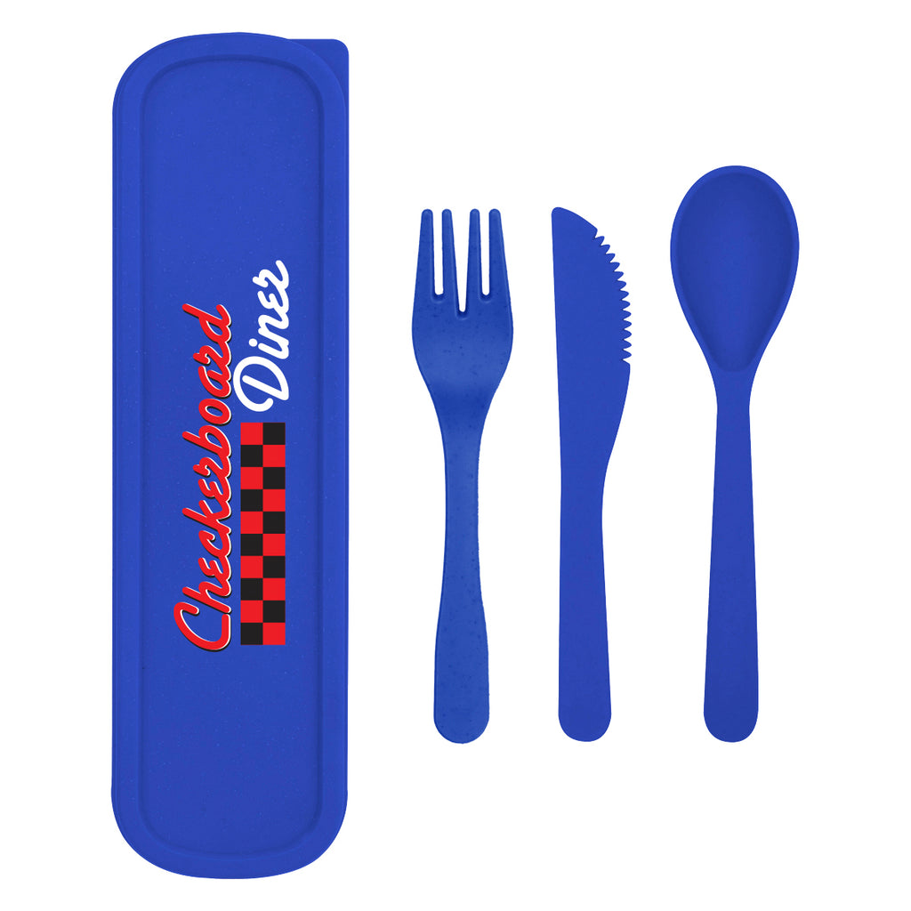 Utensil Set, Harvest - Blue - Full Color