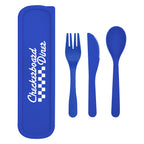 Utensil Set, Harvest - Blue - Silk Screen