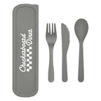 Utensil Set, Harvest - Gray - Silk Screen