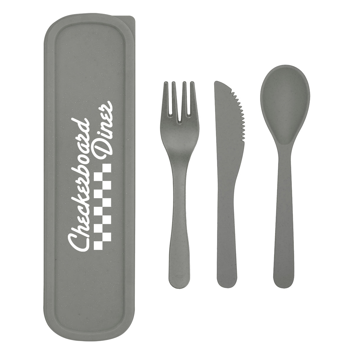 Utensil Set, Harvest - Gray - Silk Screen