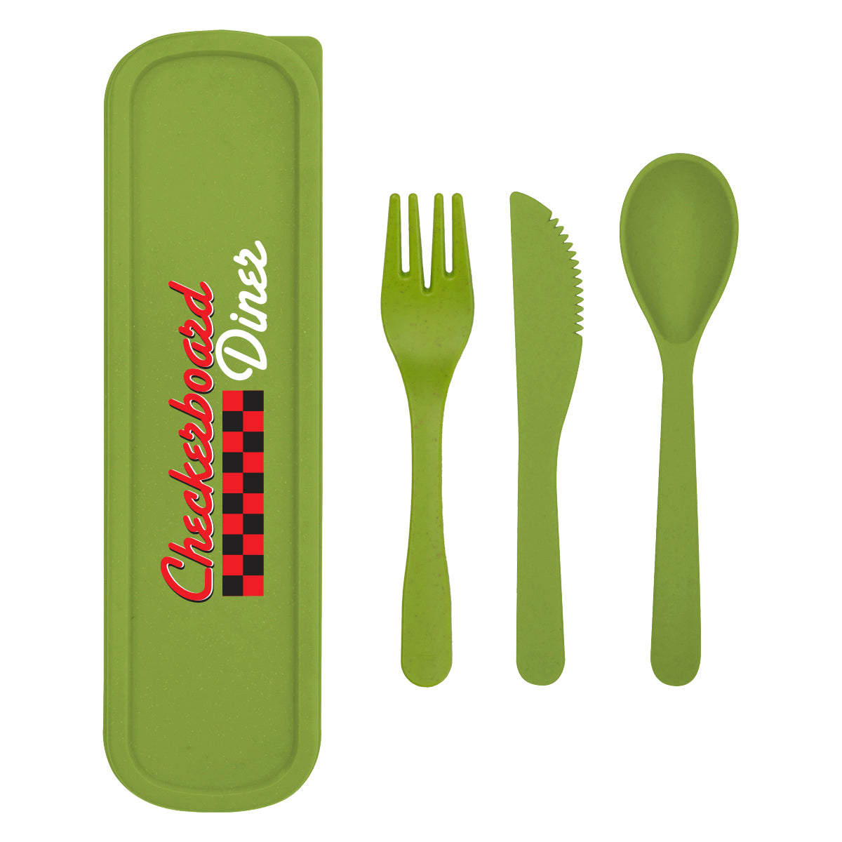 Utensil Set, Harvest - Lime Green - Full Color