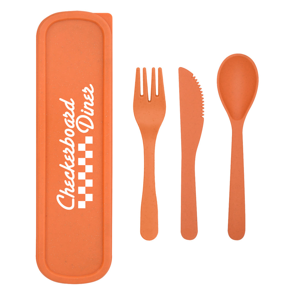 Utensil Set, Harvest - Orange - Silk Screen