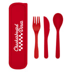Utensil Set, Harvest - Red - Silk Screen
