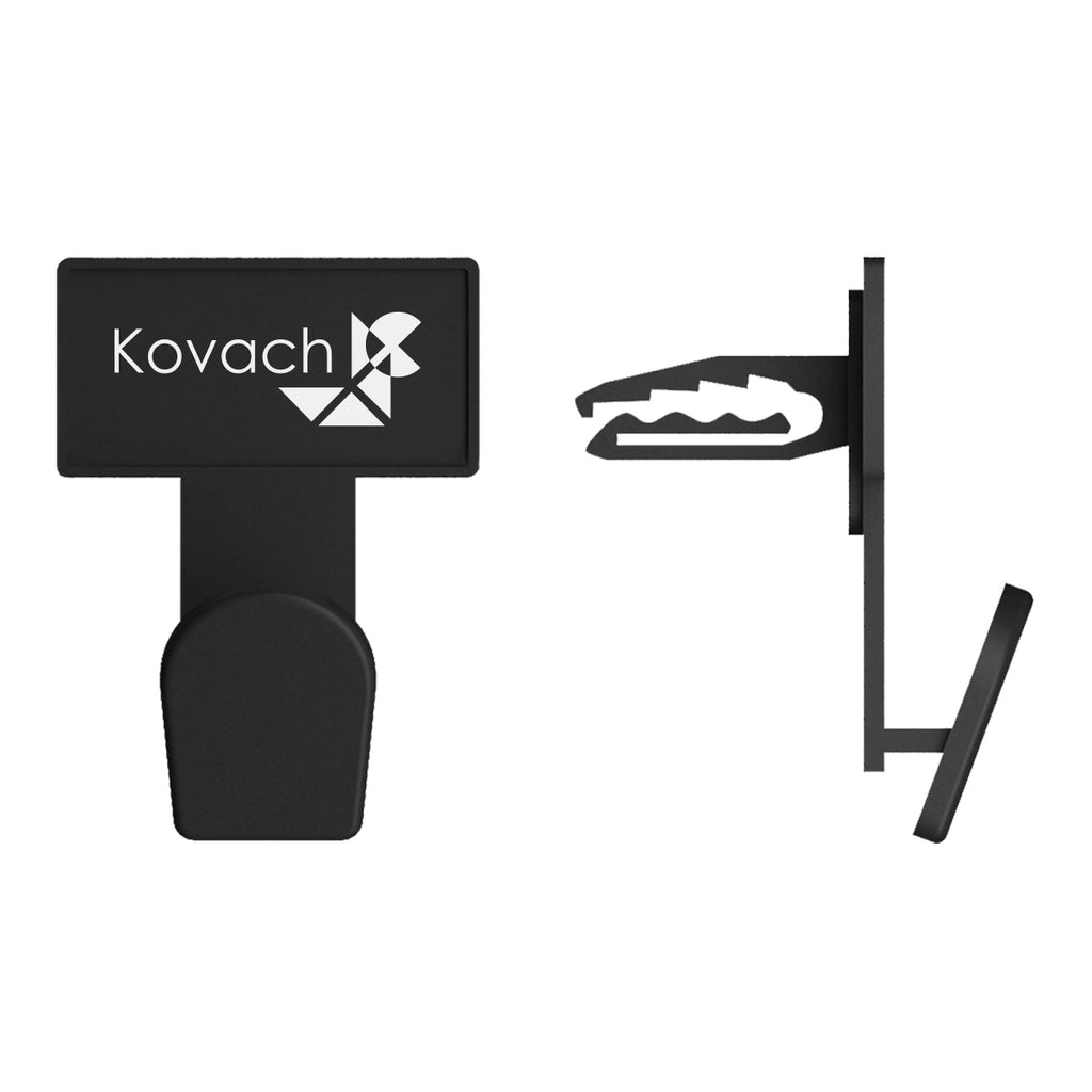 Utility Clip for Car Air Vents - Black - Pad Print