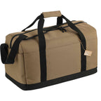 Utility Duffel Bag in Recycled Ripstop, 21 Inches Embroidery - Brown - Right Angle 3