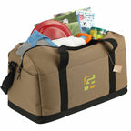 Utility Duffel Bag in Recycled Ripstop, 21 Inches Transfer - Brown - Right Angle 2