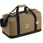 Utility Duffel Bag in Recycled Ripstop, 21 Inches Transfer - Brown - Right Angle