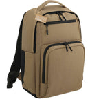 Utility Insulated Backpack in Recycled Ripstop, 15 Inch Transfer - Brown - Right Angle 4