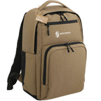 Utility Insulated Backpack in Recycled Ripstop, 15 Inch Transfer - Brown - Right Angle