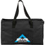 Utility Tote with Wire Rim, Large - Black - Front