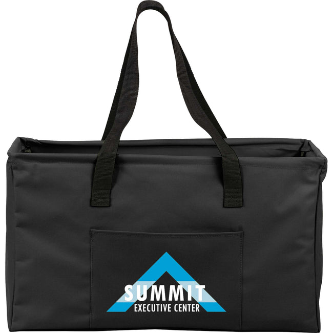 Utility Tote with Wire Rim, Large