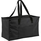 Utility Tote with Wire Rim, Large - Black - Photo 2