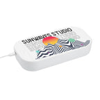 UV-C Phone Sanitizer Box for the Desk Full Color - White - Right Angle