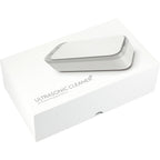 UV Sanitizer and Ultrasonic Cleaner with Wireless Charger Full Color - White - Right Angle 3
