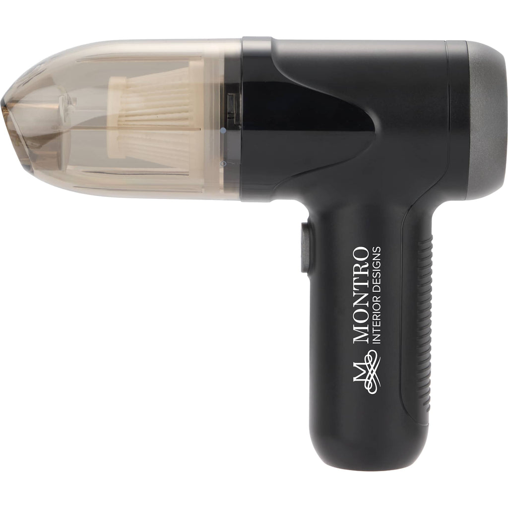 VacuMate Cordless Handheld Vacuum and Air Duster - Black - Front